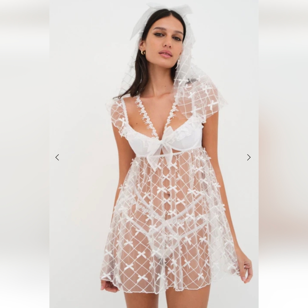 For Love & Lemons Fiorella Slip Dress